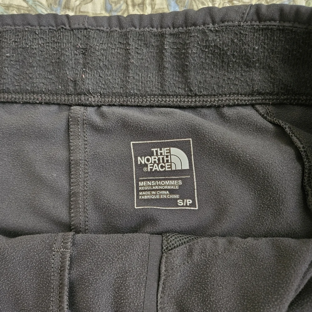 THE NORTH FACE Mens joggers S gray fleece lined sweatpants GUC athleisure